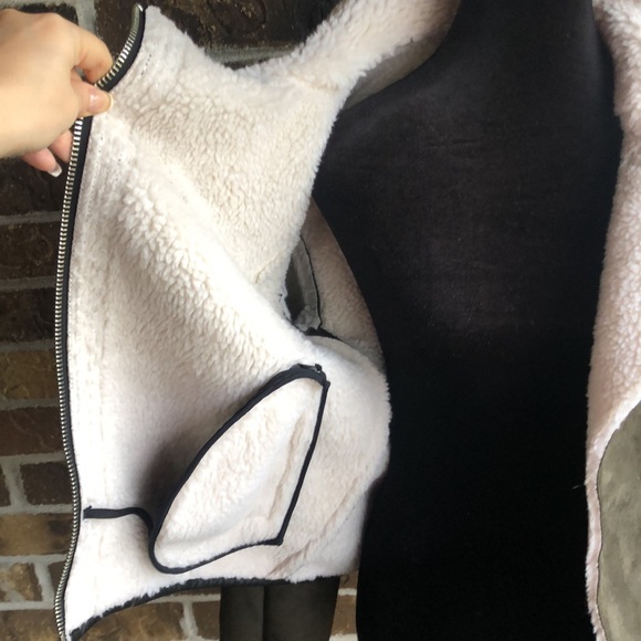 H&M Divided Faux Leather/FurBiker Jacket - Picture 7 of 11